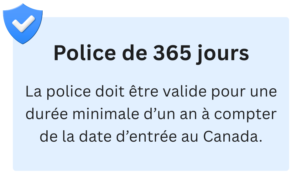 Exigence Super Visa 2/2