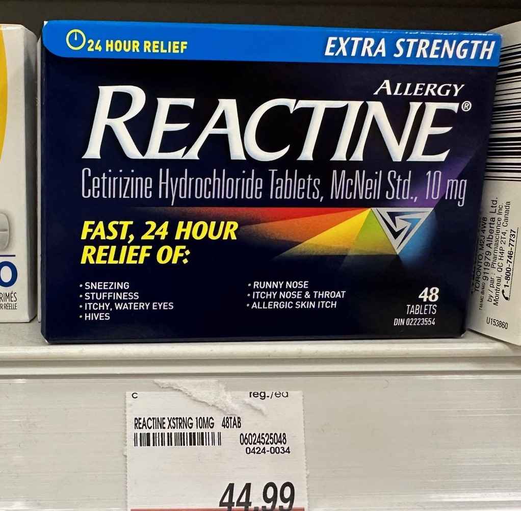 Reactine